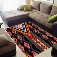 Niho Taniwha Taniko Motif Area Rug LT9 - Polynesian Pride