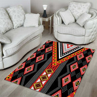 Niho Taniwha Taniko Motif Area Rug LT9 - Polynesian Pride