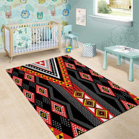 Niho Taniwha Taniko Motif Area Rug LT9 - Polynesian Pride