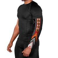Niho Taniwha Taniko Motif Arm Sleeves LT9 - Polynesian Pride