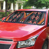 Niho Taniwha Taniko Motif Auto Sun Shade LT9 - Polynesian Pride