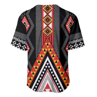 Niho Taniwha Taniko Motif Baseball Jersey LT9 - Polynesian Pride