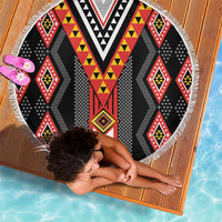 Niho Taniwha Taniko Motif Beach Blanket LT9 - Polynesian Pride