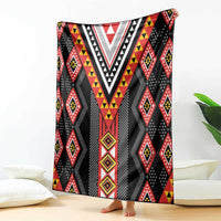 Niho Taniwha Taniko Motif Blanket LT9 - Polynesian Pride