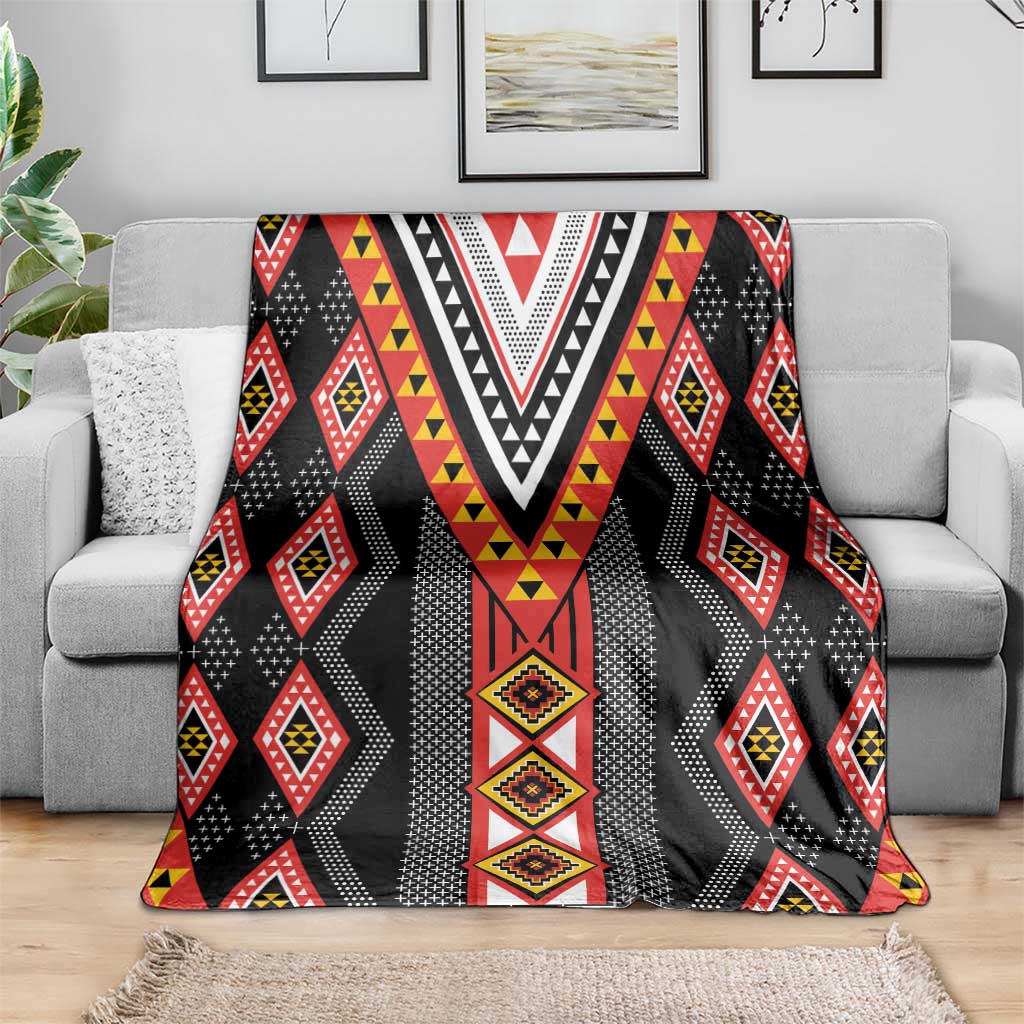 Niho Taniwha Taniko Motif Blanket LT9 - Polynesian Pride