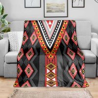 Niho Taniwha Taniko Motif Blanket LT9 - Polynesian Pride