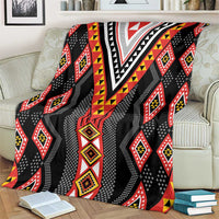 Niho Taniwha Taniko Motif Blanket LT9 - Polynesian Pride