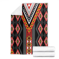 Niho Taniwha Taniko Motif Blanket LT9 - Polynesian Pride
