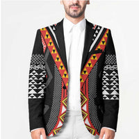 Niho Taniwha Taniko Motif Blazer LT9 - Polynesian Pride