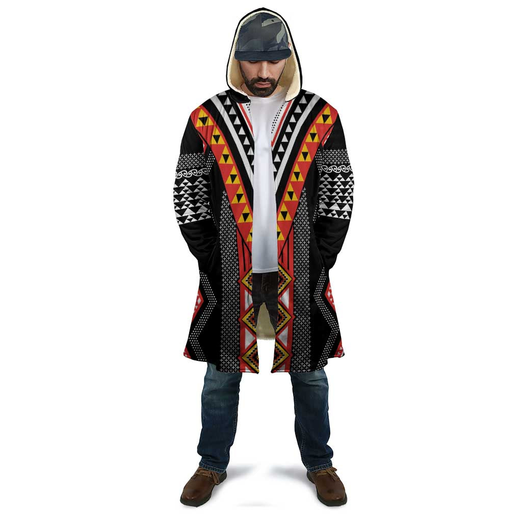 Niho Taniwha Taniko Motif Cloak LT9 - Polynesian Pride