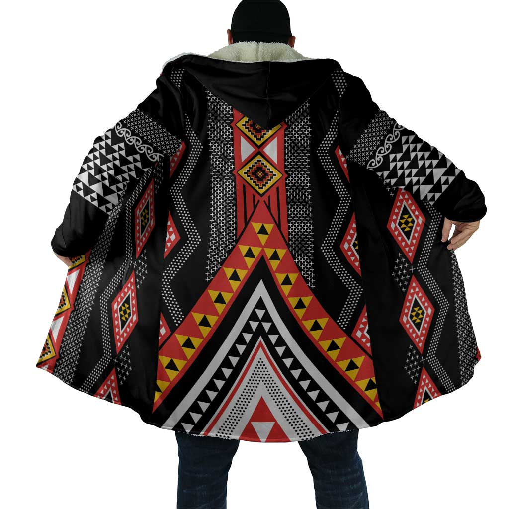Niho Taniwha Taniko Motif Cloak LT9 - Polynesian Pride