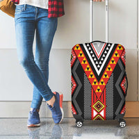 Niho Taniwha Taniko Motif Luggage Cover LT9 - Polynesian Pride