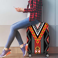 Niho Taniwha Taniko Motif Luggage Cover LT9 - Polynesian Pride
