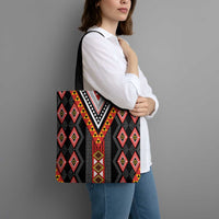 Niho Taniwha Taniko Motif Tote Bag LT9 - Polynesian Pride