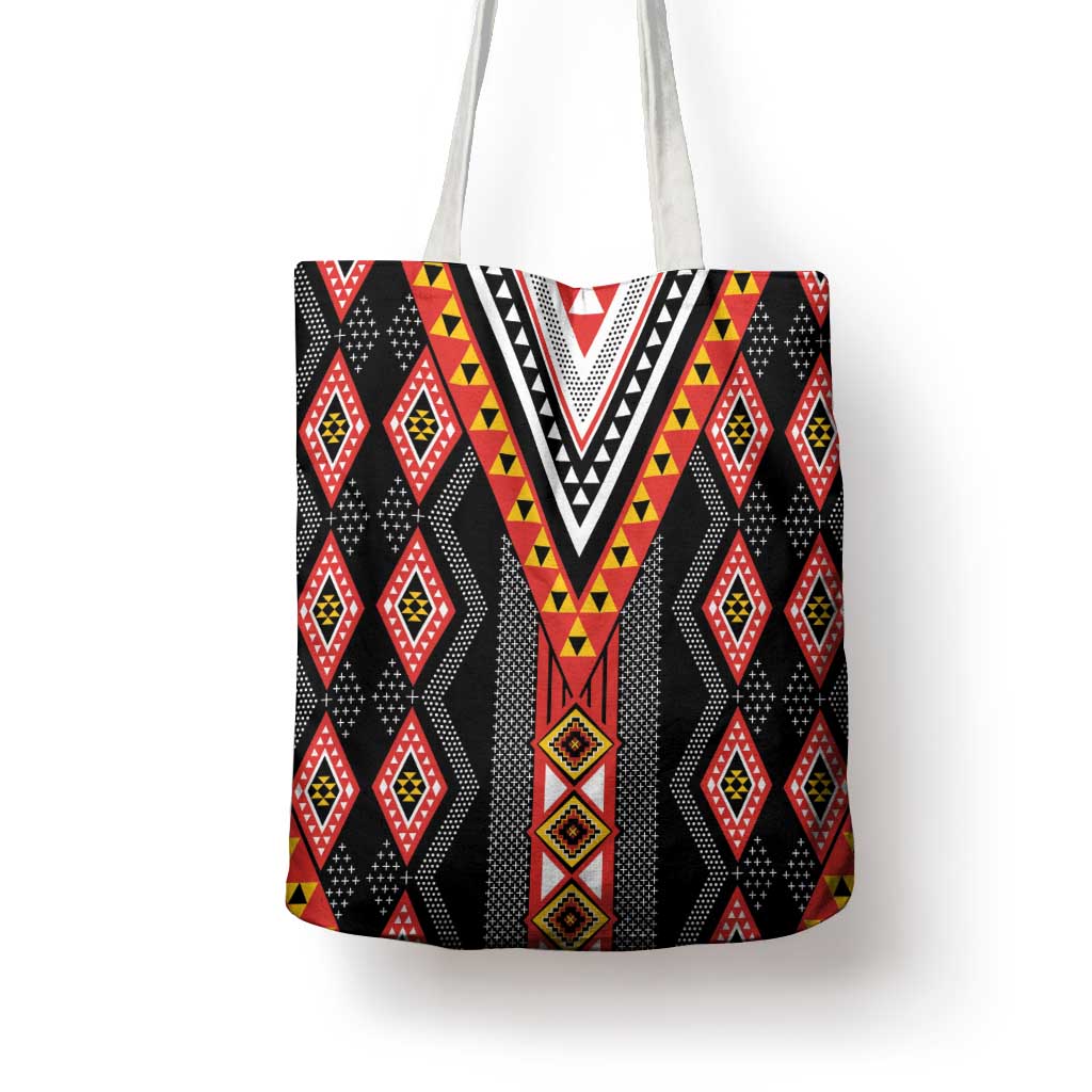 Niho Taniwha Taniko Motif Tote Bag LT9 - Polynesian Pride