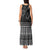 Black Taniko Kowhaiwhai Tukutuku Motif Tank Maxi Dress