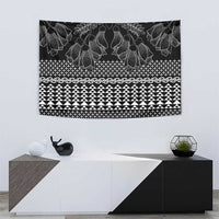Black Taniko Kowhaiwhai Tukutuku Motif Tapestry LT9 - Polynesian Pride