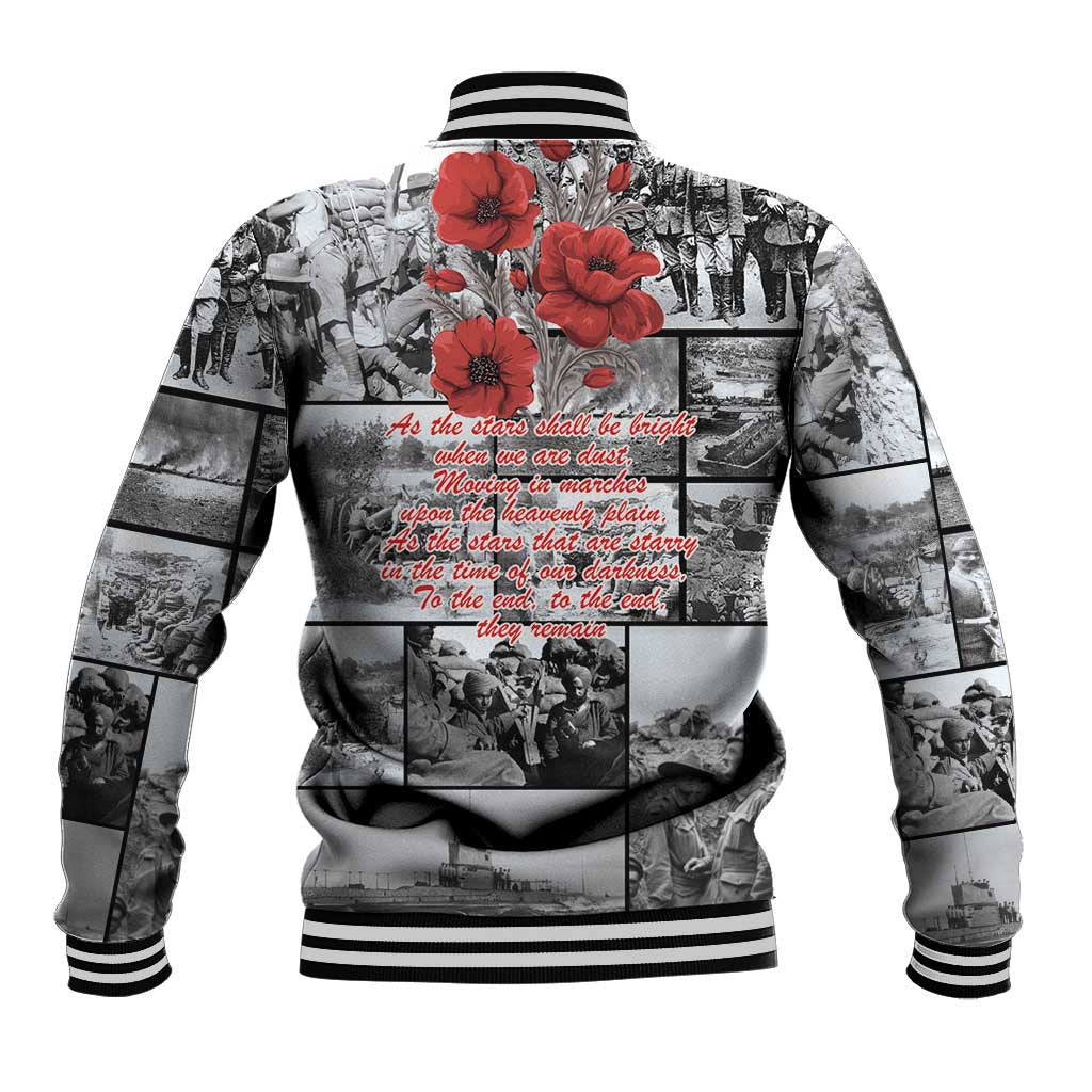 ANZAC Day Gallipoli Campaign Baseball Jacket To The End They Remain LT9 - Polynesian Pride