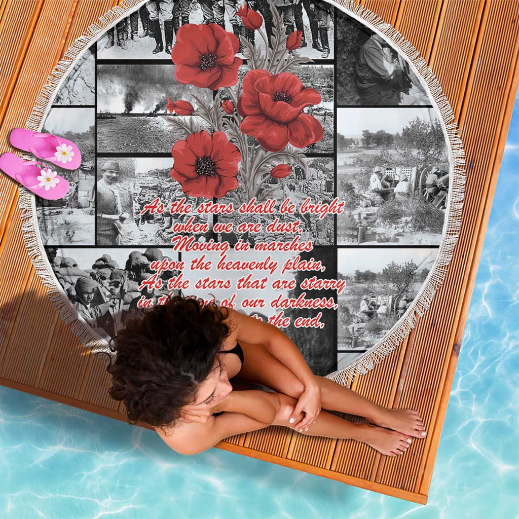 ANZAC Day Gallipoli Campaign Beach Blanket To The End They Remain LT9 - Polynesian Pride