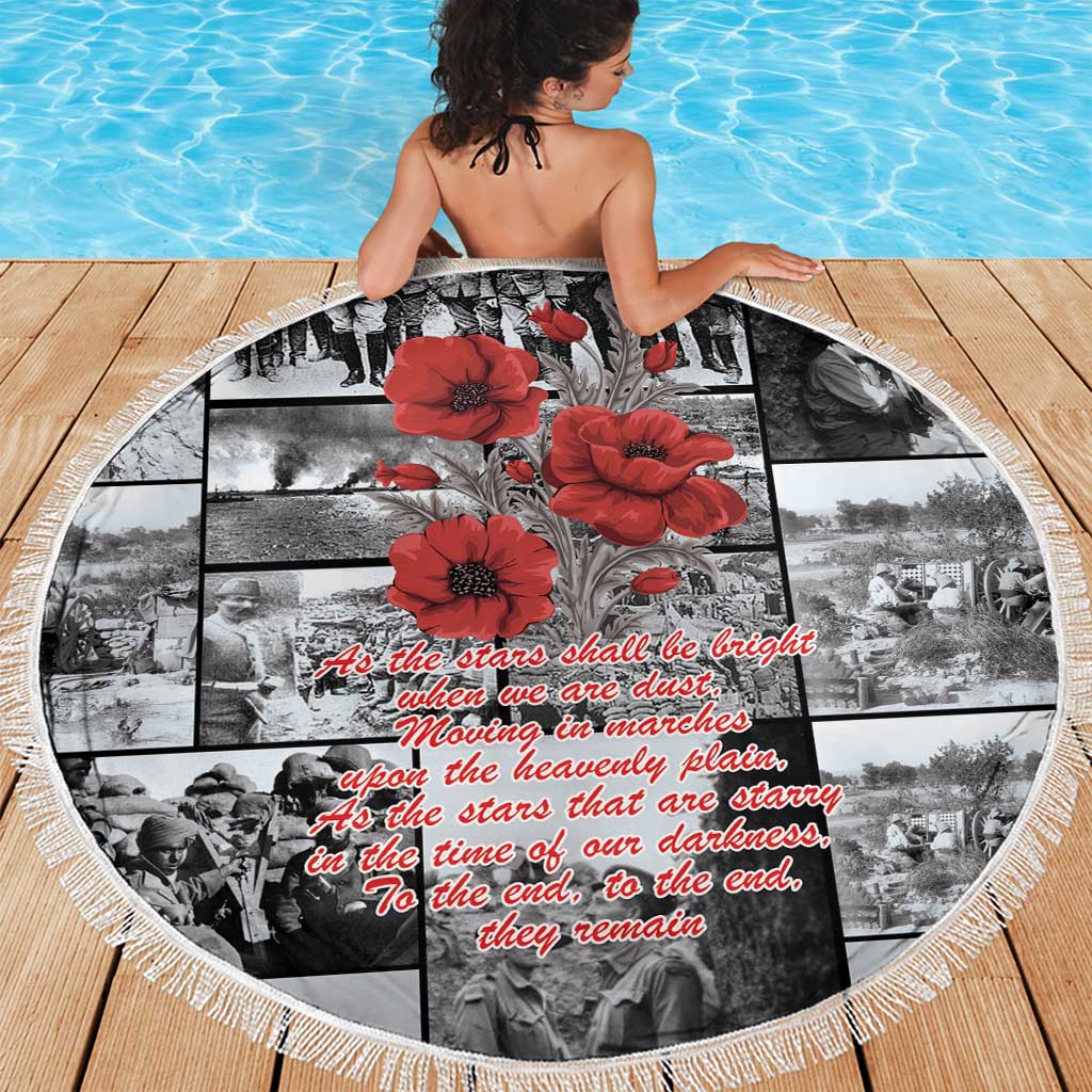 ANZAC Day Gallipoli Campaign Beach Blanket To The End They Remain LT9 - Polynesian Pride
