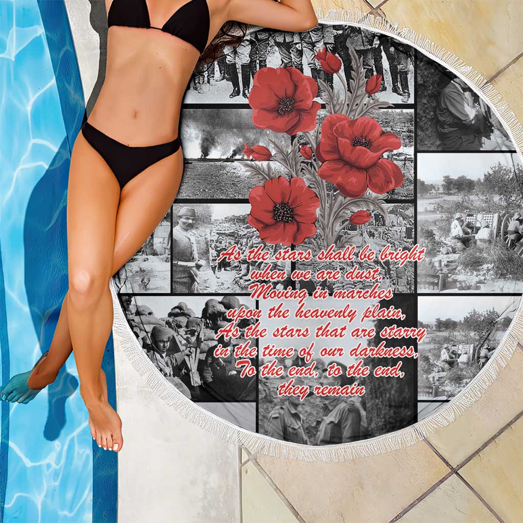 ANZAC Day Gallipoli Campaign Beach Blanket To The End They Remain LT9 - Polynesian Pride