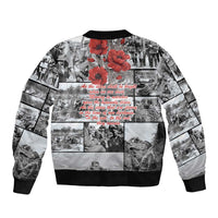 ANZAC Day Gallipoli Campaign Bomber Jacket To The End They Remain LT9 - Polynesian Pride
