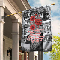 ANZAC Day Gallipoli Campaign Garden Flag To The End They Remain LT9 House Flag Black - Polynesian Pride