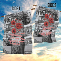 ANZAC Day Gallipoli Campaign Garden Flag To The End They Remain LT9 - Polynesian Pride