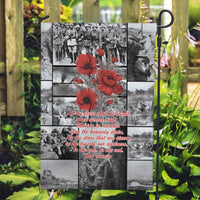 ANZAC Day Gallipoli Campaign Garden Flag To The End They Remain LT9 Garden Flag Black - Polynesian Pride