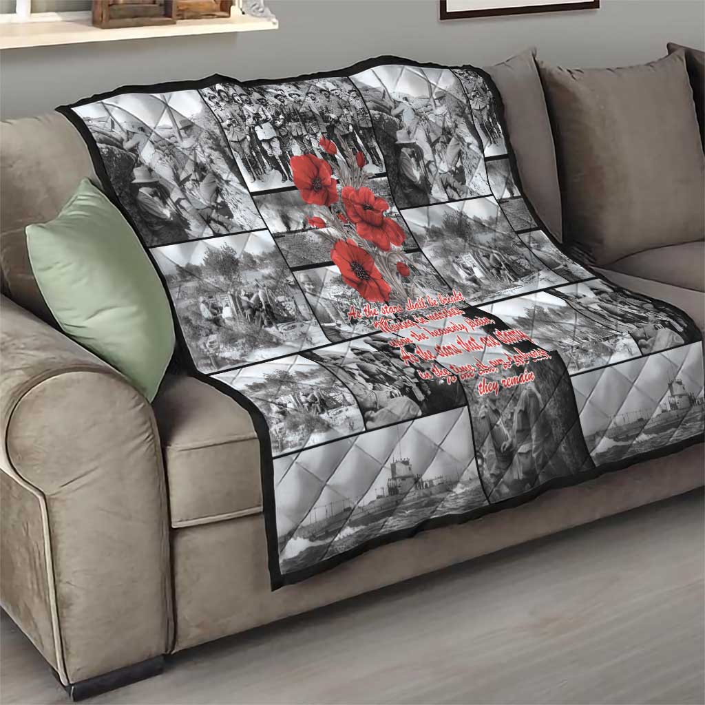 ANZAC Day Gallipoli Campaign Quilt To The End They Remain LT9 - Polynesian Pride