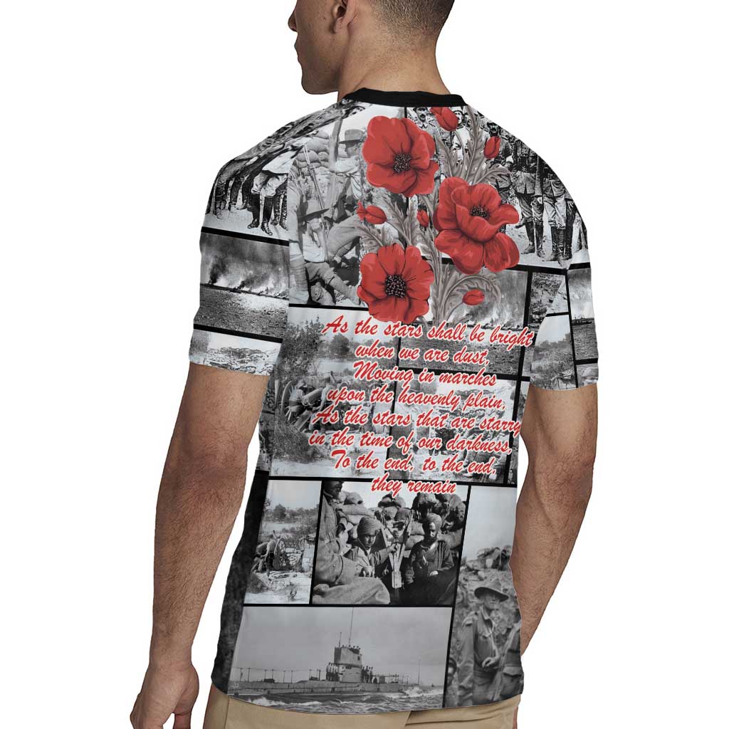 ANZAC Day Gallipoli Campaign Rugby Jersey To The End They Remain LT9 - Polynesian Pride
