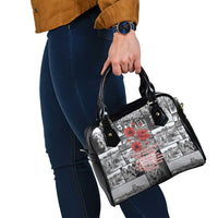 ANZAC Day Gallipoli Campaign Shoulder Handbag To The End They Remain LT9 - Polynesian Pride