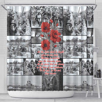 ANZAC Day Gallipoli Campaign Shower Curtain To The End They Remain LT9 - Polynesian Pride