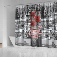 ANZAC Day Gallipoli Campaign Shower Curtain To The End They Remain LT9 - Polynesian Pride