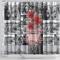 ANZAC Day Gallipoli Campaign Shower Curtain To The End They Remain LT9 - Polynesian Pride