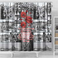 ANZAC Day Gallipoli Campaign Shower Curtain To The End They Remain LT9 - Polynesian Pride
