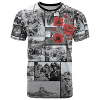 ANZAC Day Gallipoli Campaign T Shirt To The End They Remain LT9 Black - Polynesian Pride