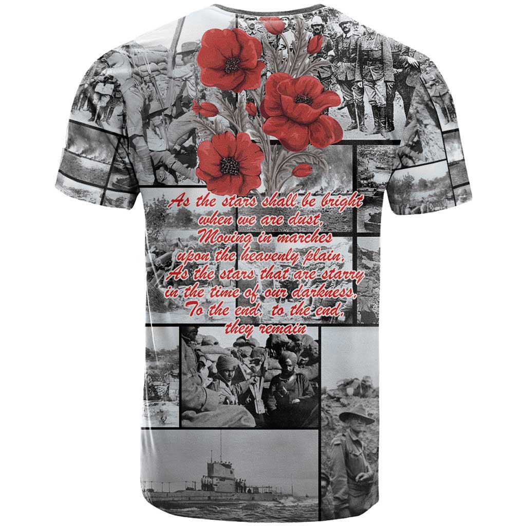 ANZAC Day Gallipoli Campaign T Shirt To The End They Remain LT9 - Polynesian Pride