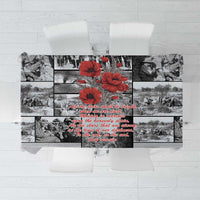 ANZAC Day Gallipoli Campaign Tablecloth To The End They Remain LT9 Black - Polynesian Pride