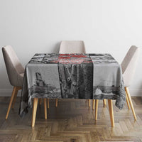 ANZAC Day Gallipoli Campaign Tablecloth To The End They Remain LT9 - Polynesian Pride