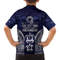 FSM Chuuk States Hawaiian Shirt Micronesia Six 9 One Polynesian Tribal Pattern LT9 - Polynesian Pride