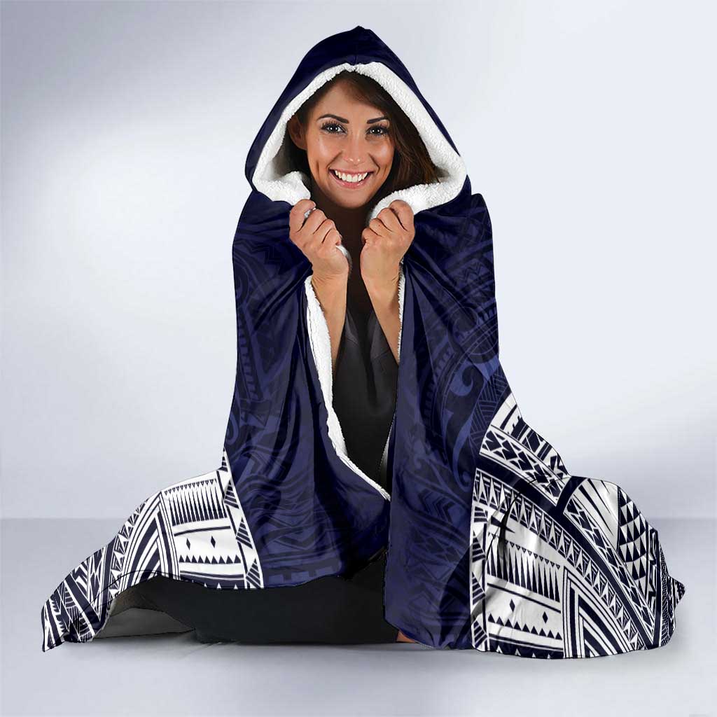 FSM Chuuk States Hooded Blanket Micronesia Six 9 One Polynesian Tribal Pattern LT9 - Polynesian Pride