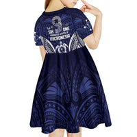 FSM Chuuk States Kid Short Sleeve Dress Micronesia Six 9 One Polynesian Tribal Pattern LT9 - Polynesian Pride