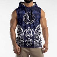 FSM Chuuk States Sleeveless Hoodie Micronesia Six 9 One Polynesian Tribal Pattern LT9 - Polynesian Pride