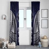 FSM Chuuk States Window Curtain Micronesia Six 9 One Polynesian Tribal Pattern LT9 - Polynesian Pride