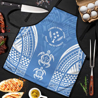 FSM Kosrae States Apron Micronesia Six 9 One Polynesian Tribal Pattern LT9 Blue - Polynesian Pride