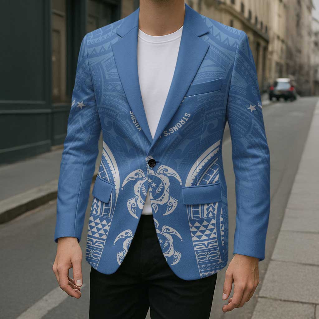 FSM Kosrae States Blazer Micronesia Six 9 One Polynesian Tribal Pattern LT9 - Polynesian Pride