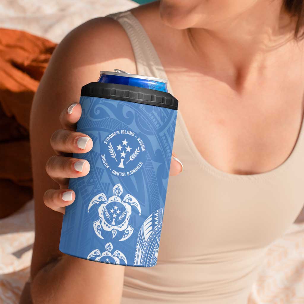 FSM Kosrae States 4 in 1 Can Cooler Tumbler Micronesia Six 9 One Polynesian Tribal Pattern LT9 - Polynesian Pride