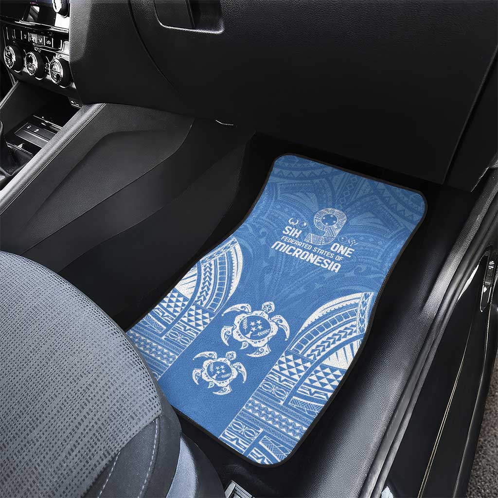 FSM Kosrae States Car Mats Micronesia Six 9 One Polynesian Tribal Pattern LT9 - Polynesian Pride