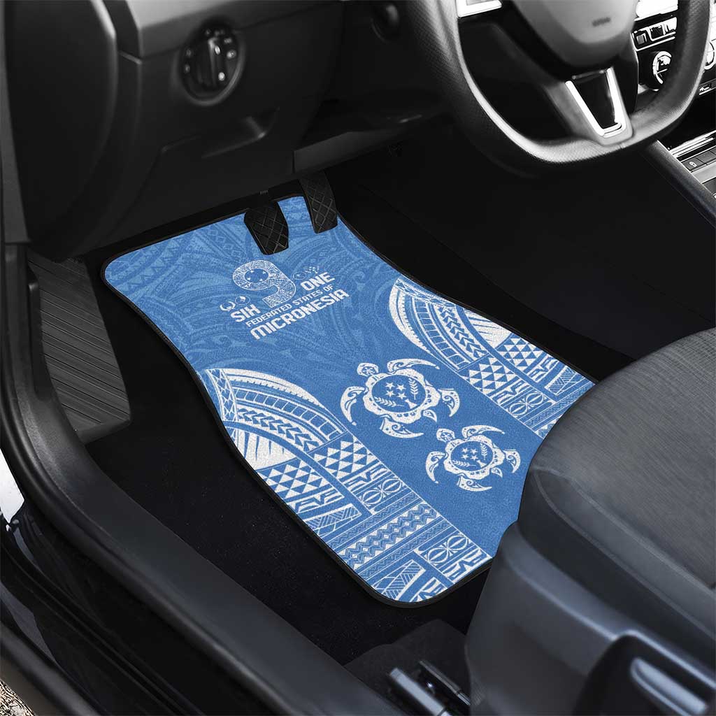 FSM Kosrae States Car Mats Micronesia Six 9 One Polynesian Tribal Pattern LT9 - Polynesian Pride